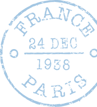 Sello postal Paris